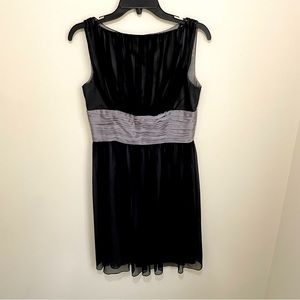 Maggy London Cocktail Dress Formal 100% Silk Sleeveless Dress Size 6
